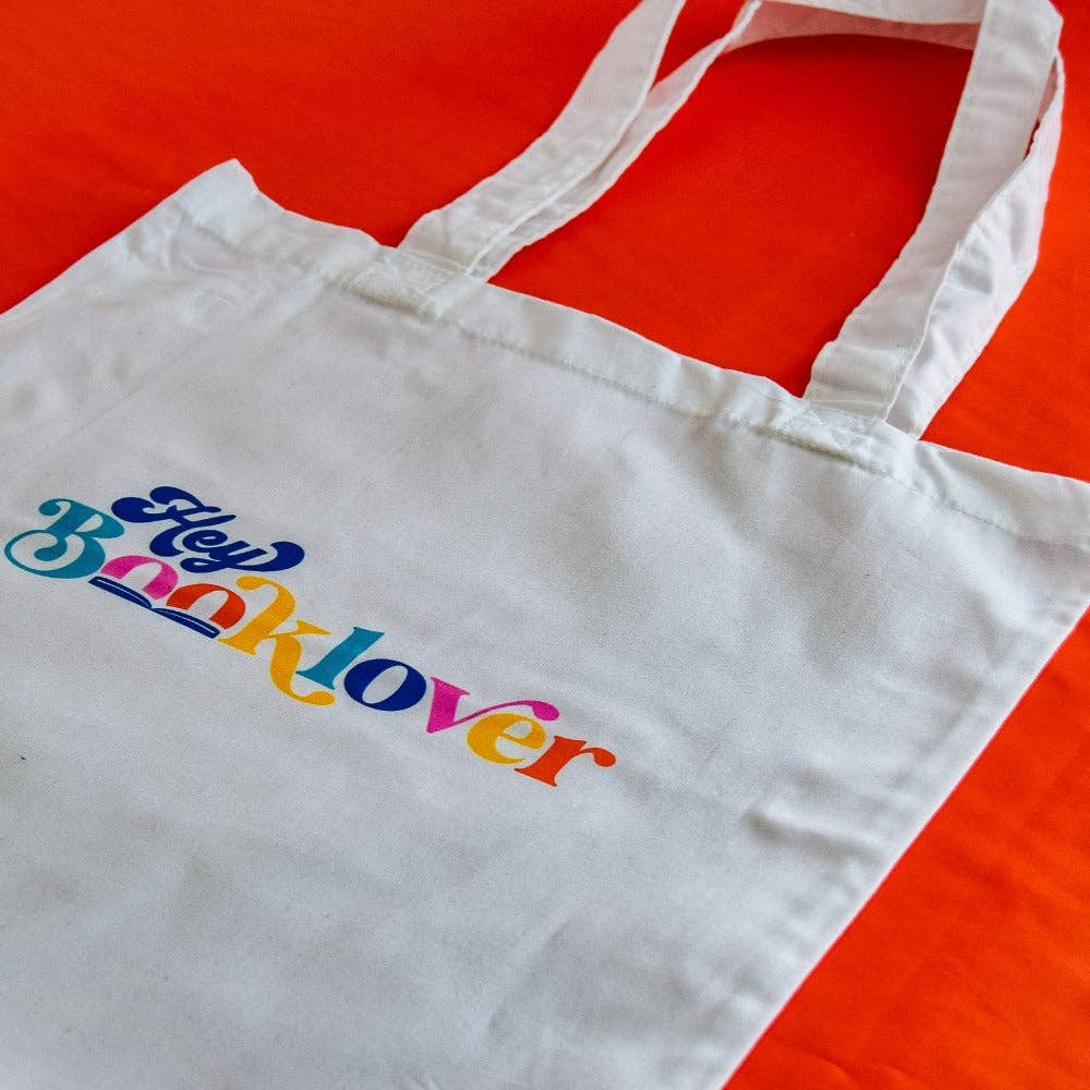 Hey Booklover Tote Bag